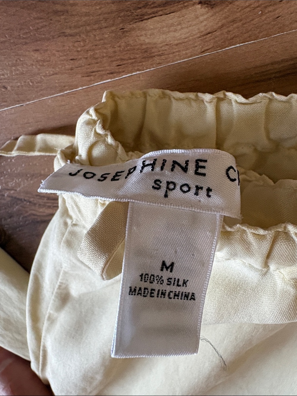 VINTAGE Silk Set - Tank Top & Drawstring Pants - Picture 2 of 7